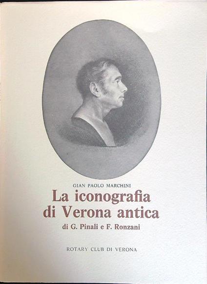 La iconografia di Verona antica - Gian Paolo Marchini - copertina
