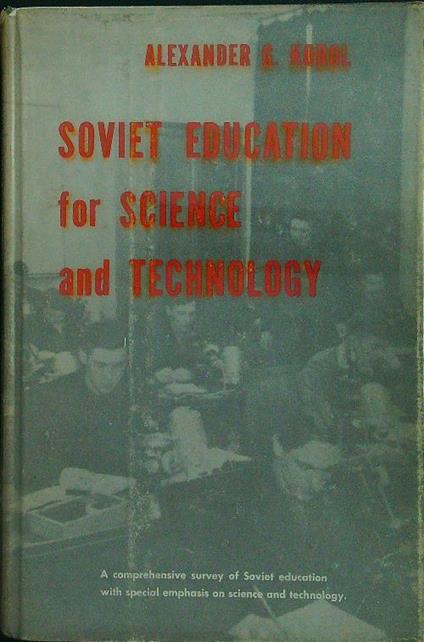 Soviet education for science and technology - copertina