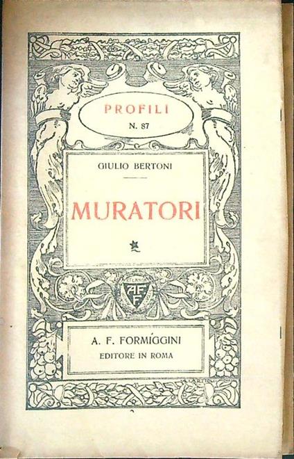 Muratori - Giulio Bertoni - copertina