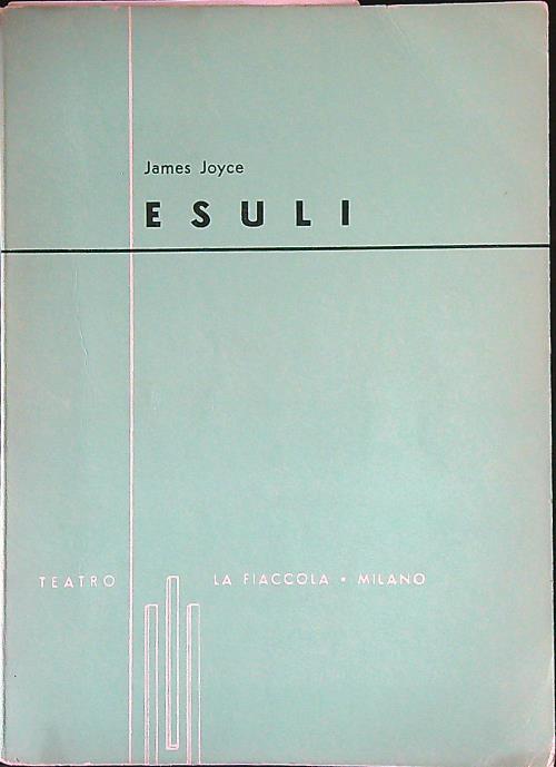 Esuli - James Joyce - copertina