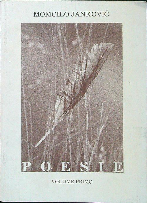 Poesie vol. I - copertina