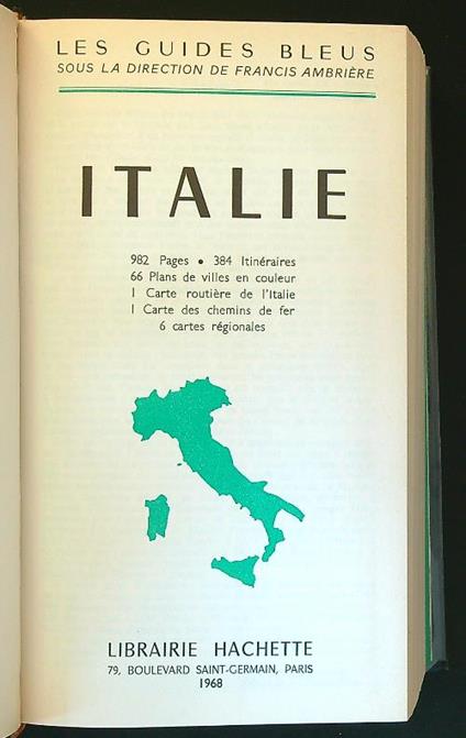 Italie - copertina