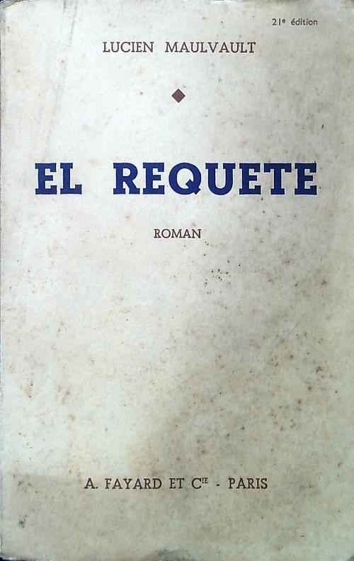 eL requete - Lucien Maulvault - copertina