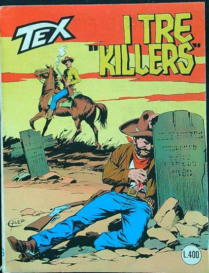 I tre killers - Tex - copertina