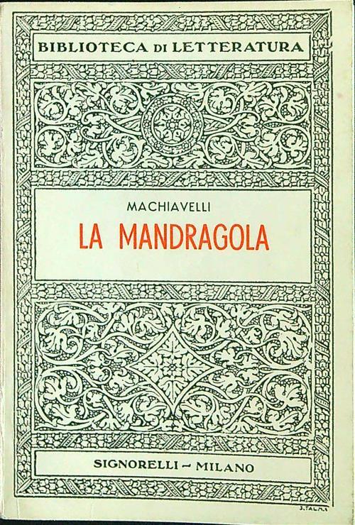 La mandragola - Machiavelli - copertina