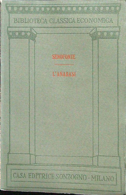 L' anabasi - Senofonte - copertina