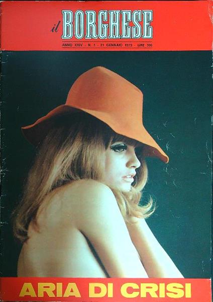 Il borghese n. 3/21 gennaio 1973 - copertina