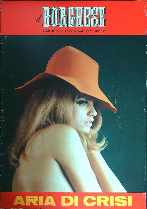 Il borghese n. 3/21 gennaio 1973 - copertina