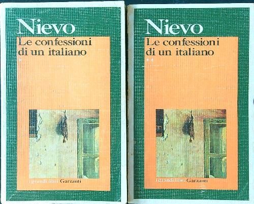 Le confessioni di un italiano 2 vv. - Ippolito Nievo - copertina