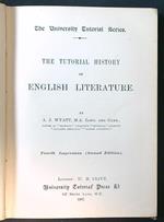 The tutorial history of English literature