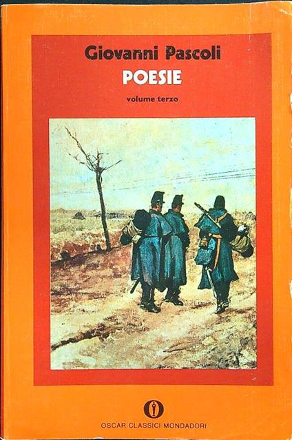 Poesie vol. 3 - Giovanni Pascoli - copertina