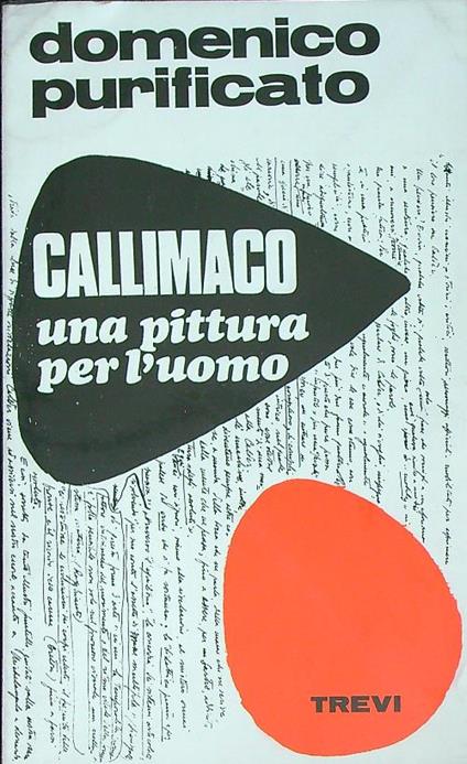 Callimaco, una pittura per l'uomo - Domenico Purificato - copertina