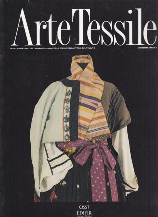 Arte tessile. Rivista-Annuario del CISST 3/Novembre 1992 - copertina
