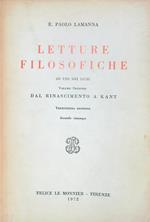 Letture filosofiche. Volume secondo