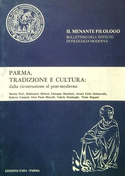 Parma, tradizione e cultura: dalla ricostruzione al postmoderno - copertina