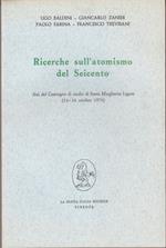 Ricerche sull'atomismo del Seicento