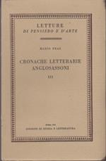 Cronache letterarie anglosassoni - Vol. III