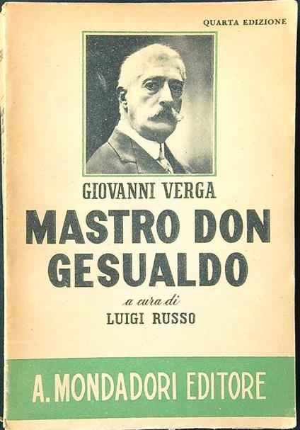 Mastro don Gesualdo - Giovanni Verga - copertina