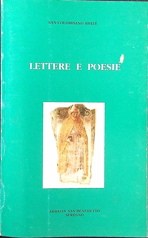 Lettere e poesie - San Colombano Abate - copertina