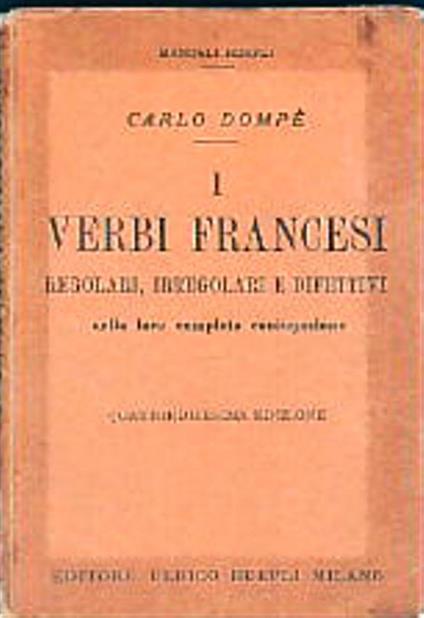 I verbi francesi - Carlo Dompé - copertina