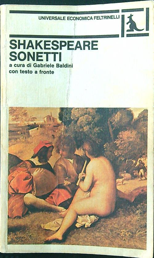 Sonetti - W. Shakespeare - copertina