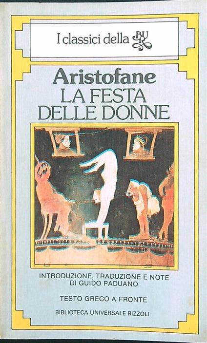 La festa delle donne - Aristofane - copertina