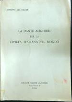 Estratti dal volume: La Dante Alighieri per la civilità italiana nel mondo