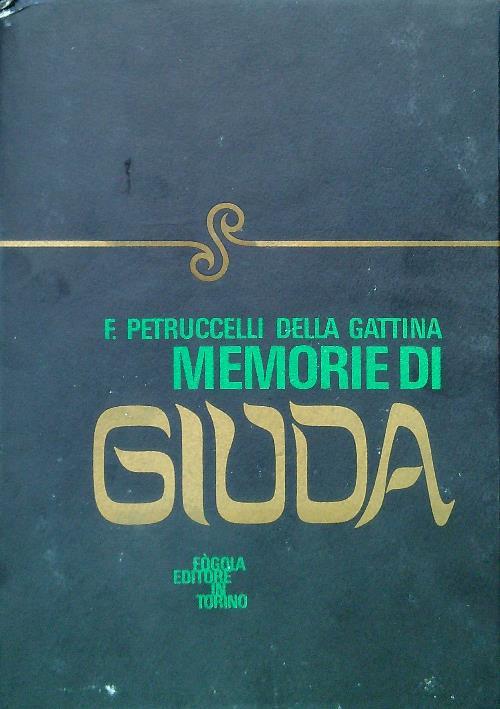 Memorie di Giuda - F. Petruccelli della Gattina - copertina