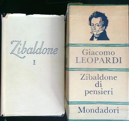 Zibaldone di pensieri. 2vv - Giacomo Leopardi - copertina