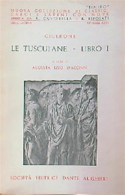 Le tusculane. Libro I - Cicerone - copertina