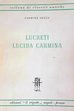 Lucreti Lucida Carmina