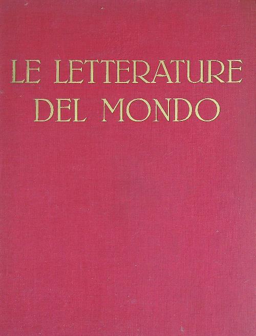 Le letterature del mondo - Giacomo Prampolini - copertina