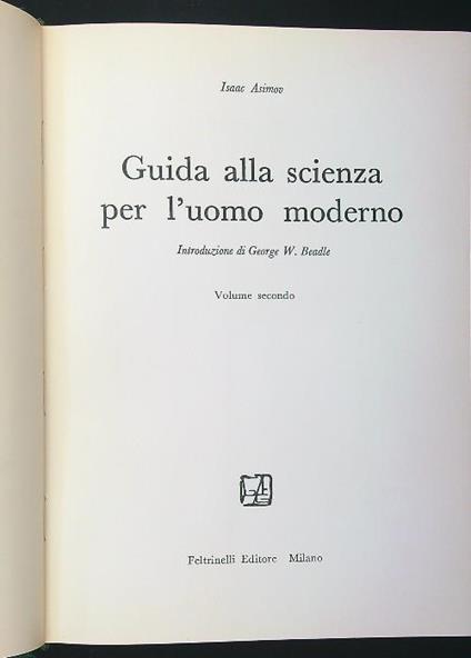 Guida alla scienza per l'uomo moderno 2 vv - Isaac Asimov - copertina