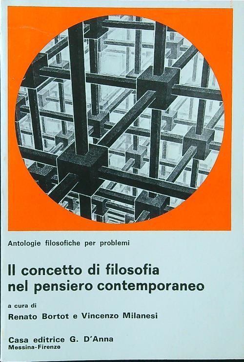 Il concetto di filosofia nel pensiero contemporaneo - Bortot - copertina