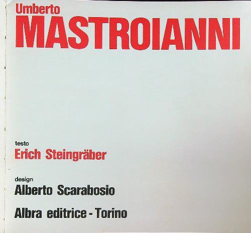 Umberto Mastroianni - copertina