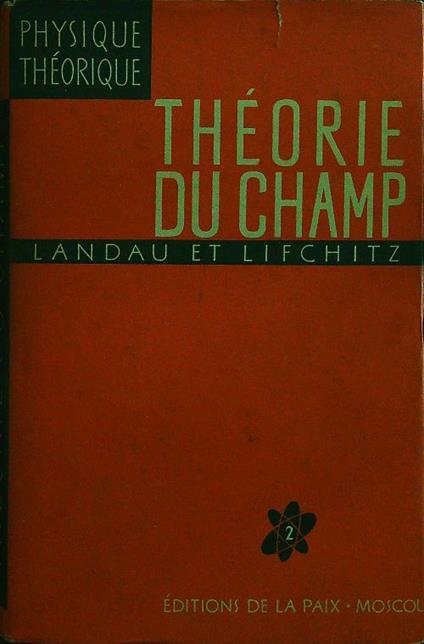 Theorie du champ - Landau - copertina