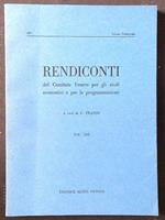 Rendiconti del Comitato Veneto studi economici e programmazione