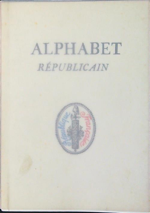 Alphabet Republicain - copertina