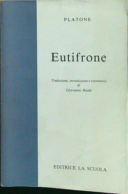 Eutifrone - Platone - copertina