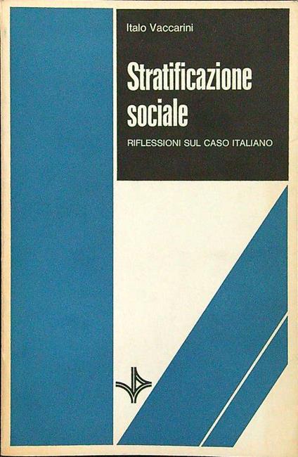 Stratificazione sociale - Italo Vaccarini - copertina