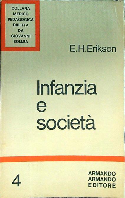 Infanzia e società - E.H. Erikson - copertina