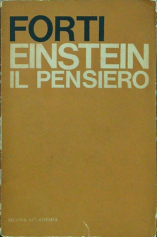 Einstein il pensiero - Forti - copertina