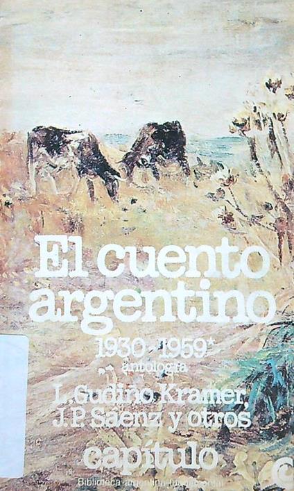 El cuento argentino 1930-1959 vol.1 - copertina
