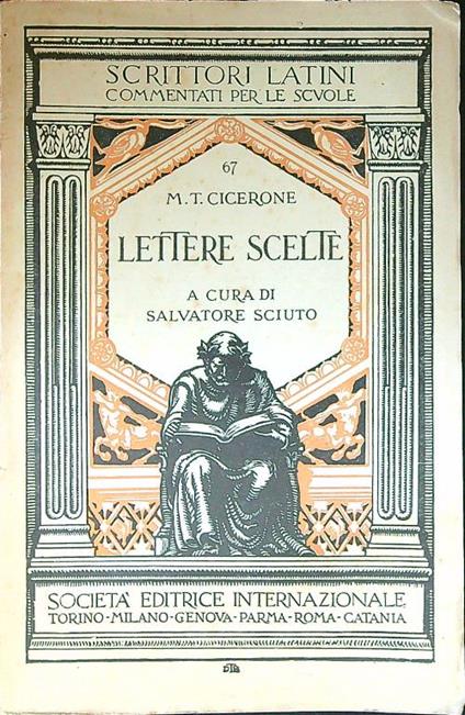 Lettere scelte - Cicerone - copertina
