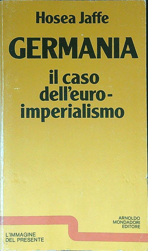 Germania. Il caso dell'euro-imperialismo - Hosea Jaffe - copertina