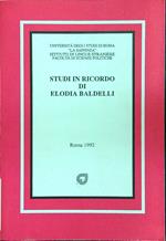Studi in ricordo di Elodia Baldelli