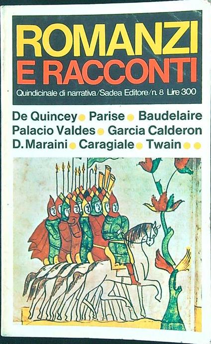 Romanzi e racconti n. 8/marzo 1966 - copertina