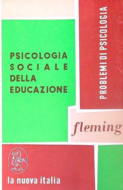 Psicologia sociale della educazione - C.M. Fleming - copertina