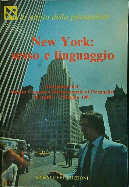 New York: sesso e linguaggio - copertina