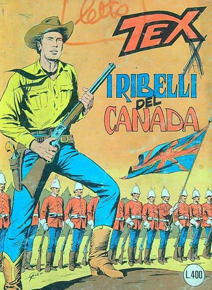 Tex n.204 - I ribelli del Canada - copertina